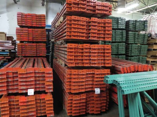 used pallet rack inventory