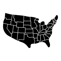 US Wide Shipping Icon