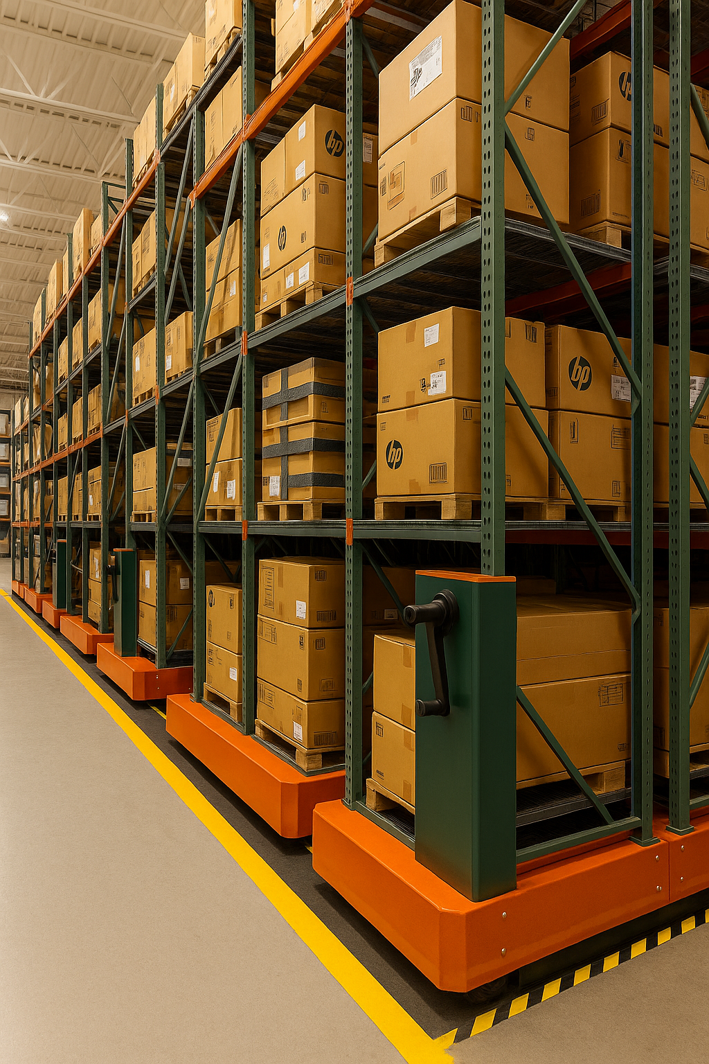 Mobile Racking Workflow