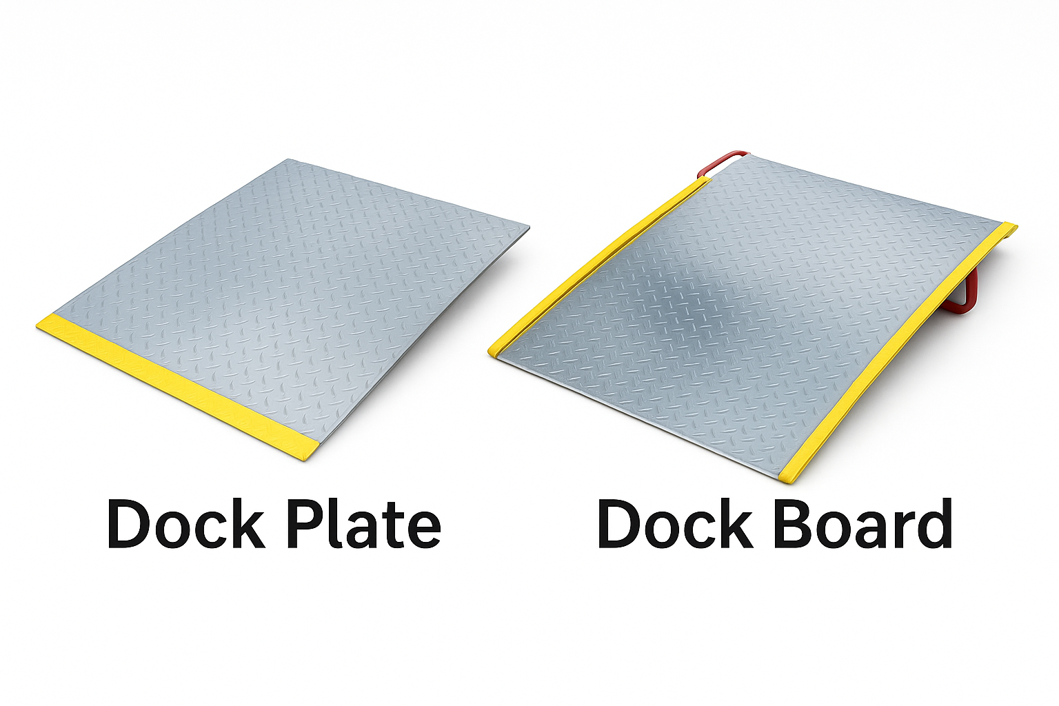 Dock Plate and Dock Board Comparison Image