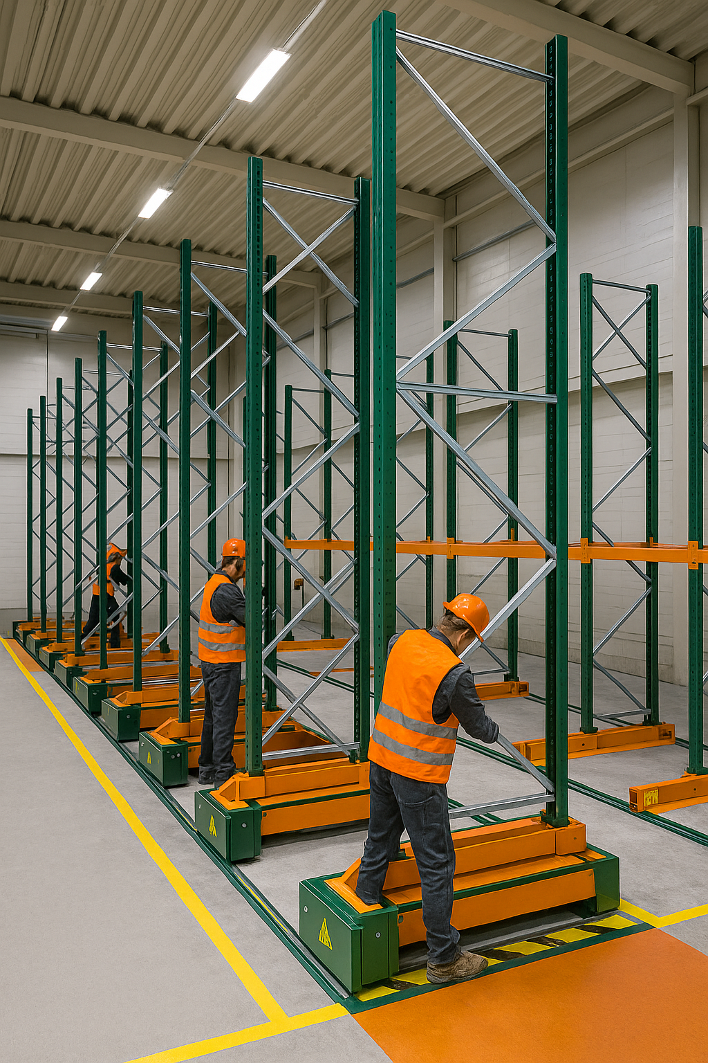 Installation Process of Mobile Pallet Racking Systems