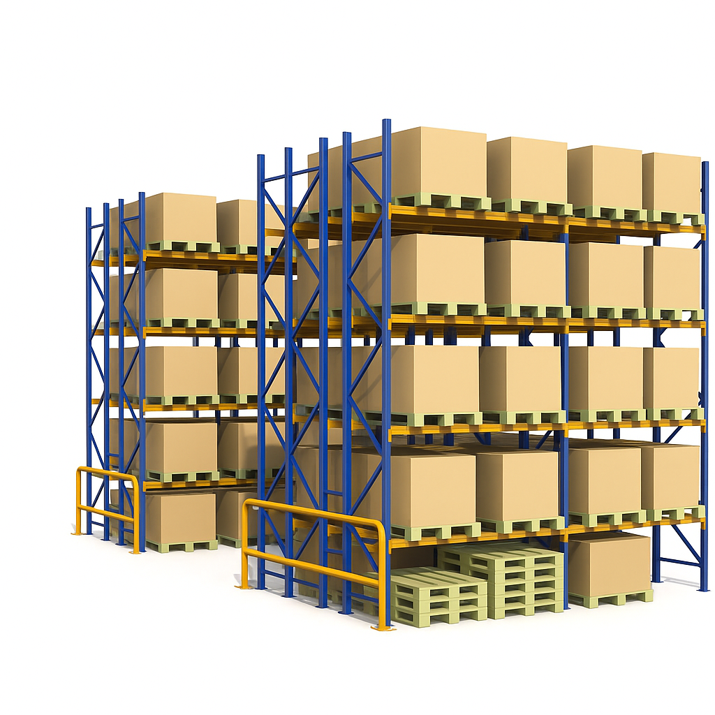 Double Deep Pallet Racks Icon