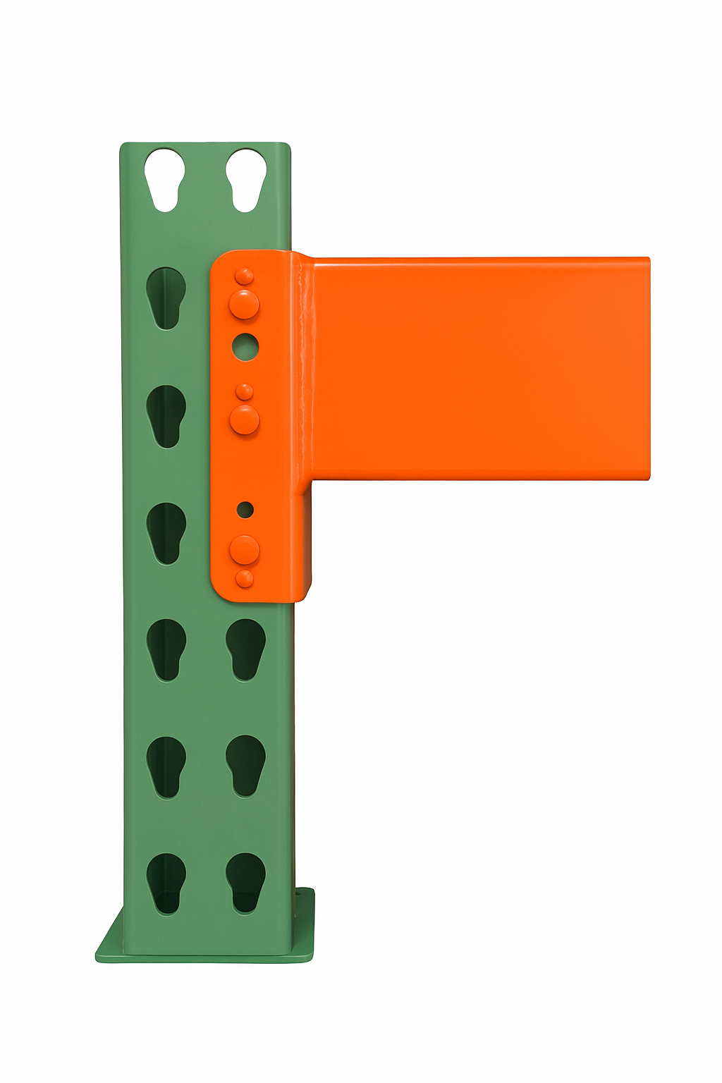 New Style Teardrop pallet rack connection point